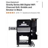 (1) Masterbuilt Gravity Series 800 Digital WiFi