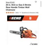 (1) ECHO 20 in. 59.8 cc Gas 2-Stroke Rear Handle