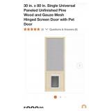 4 pcs Assorted Doors