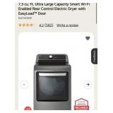 (1) LG 7.3 cu. ft. Ultra Large Capacity Smart