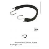 16 packs  21" Bungee Cord Rubber Straps Package