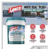 5 pcs Lanco White-Seal Plus 5 Gal. Acrylic
