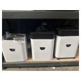 3 Assorted Paper Shredders- As Is