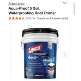 2 pcs  Lanco Aqua-Proof 5 Gal. Waterproofing R
