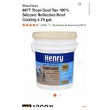3 pcs Henry 887T Tropi-Cool Tan 100% Silicone
