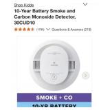 10 pcs New Kidde 10-Year Battery Smoke and C