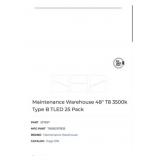 12 boxes of 25 pcs Maintenance Warehouse 48" T8