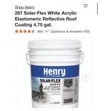 6 pcs Henry 287 Solar-Flex White Acrylic