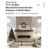 (1) Clihome 74 in. W Wall-Mounted/Inserted