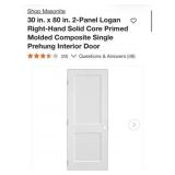 4 pcs Masonite 30 in. x 80 in. 2-Panel Logan R