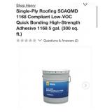 (1) Henry Single-Ply Roofing SCAQMD 1168