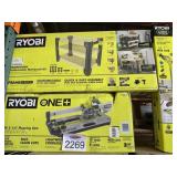 3 pcs Assorted Ryobi Items: Flooring Saw,