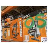 4 pcs Assorted Ridgid Items: Wet/ Dry Vacs