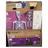 (2) Halloween Animatronics: 12 ft. Skelly 8 ft.