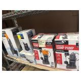5 pcs Assorted Everbilt Pumps