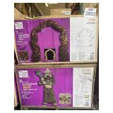 2 Assorted Halloween Decor: 8 ft. Tumble the