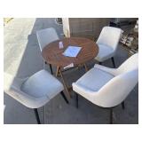 1 Dining Set: 4 chairs and 1 Table