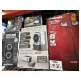 5 pcs Assorted Items: Husky Work Light, Cooling