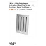 5 pcs 12 in. x 12 in. Brandguard Galvanized S