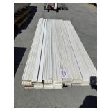 62 Pcs Assorted Wood:  1-1/4" X 4-5/8" X 7
