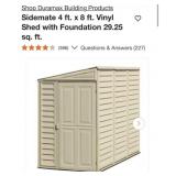 (1)  Duramax Building Products Sidemate 4 ft. x 8