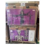2 Halloween Animatronics: 15 ft. Worricrow and 1