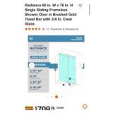 4 pcs Assorted Shower Doors