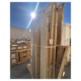 Assorted Items: Blinds and Door