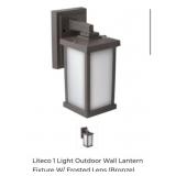 17 pcs Liteco 1 Light Outdoor Wall Lantern