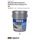 3 pcs  Henry 558 Aqua-Brite Aluminum Reflective