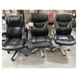 3 pcs Office Chairs- Visible Use Pictured