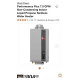 1 Used  Rheem Performance Plus 9.5 GPM Smart