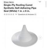 10 pcs New Henry Single-Ply Roofing Cured