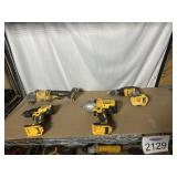 4 pcs DeWalt Tools