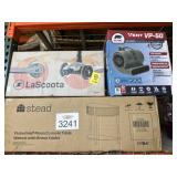 3 pcs Assorted Items: Table, Air Mover, and