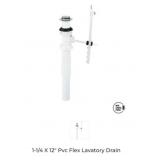 100 pcs NEW 1-1/4 X 12" Pvc Flex Lavatory Drain