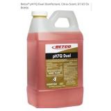 12 pcs Betco pH7Q Dual Disinfectant, Citrus Scent,