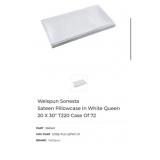 72 pcs New Welspun Sonesta Sateen Pillowcase In
