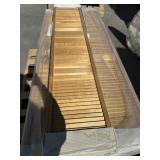 6 pcs Wood Louvered Bi Fold Panels