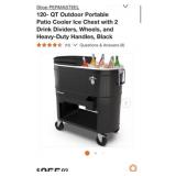 1- New PERMASTEEL 120- QT Outdoor Portable Patio