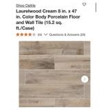 273 sq. ft. Daltile Laurelwood Cream 8 in. x 47