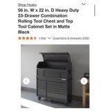 1- Husky 56 in. W x 22 in. D Heavy Duty 2