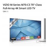 1- VIZIO M-Series M70-C3 70"-Class Full-Array 4K