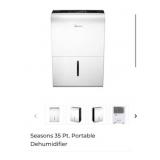 2 pcs Seasons 35 Pt. Portable Dehumidifier