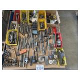 Assorted Drill baits and More Hardware