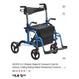 5 pcs Assorted Items: Hose Reel, Rolling Walker