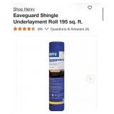 6 rolls  Henry Eaveguard Shingle Underlayment