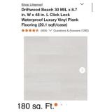 322 sq. ft. Assorted Flooring