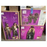3 pcs Halloween Animatronics: 2 pcs Pirate Duo, 2