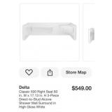 Bath Items: Right Seat Kit and Bathtub